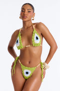 Rosemary Crochet Beads 2 Piece Bikini - Green/combo