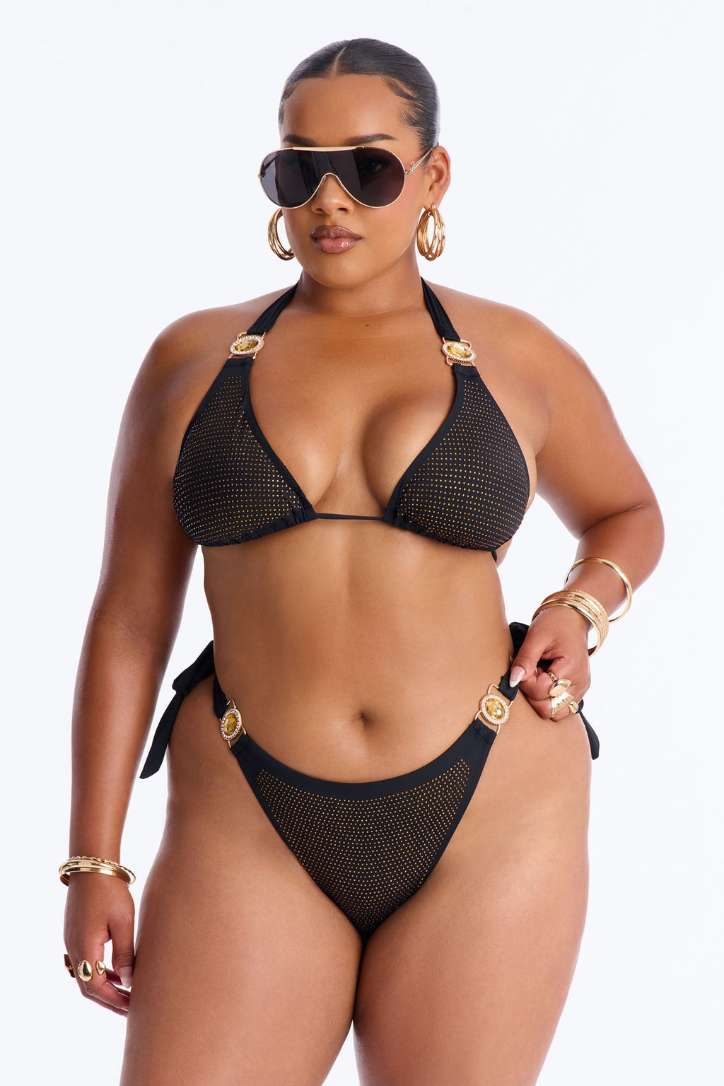 Shore Luck Hardware 2 Piece Bikini - Black