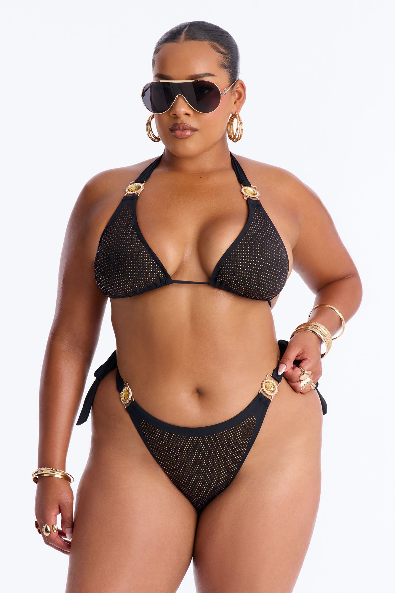 Shore Luck Hardware 2 Piece Bikini - Black