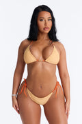 At The Hips Contrast Charm 2 Piece Bikini - Orange/combo